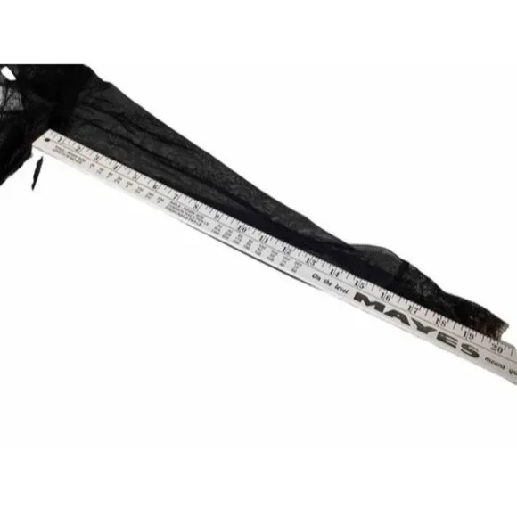 Victoria Secret Black Lingerie One Piece Long Sleeve Body Suit Lace 34b / 170 - Picture 7 of 9